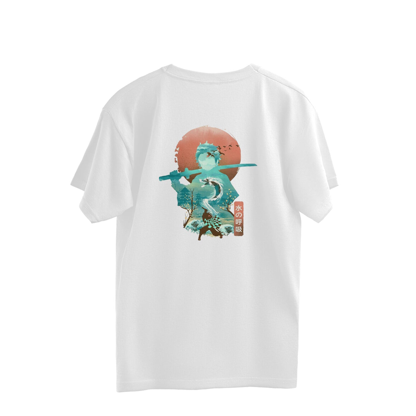 ZF Tanjiro Water dragon Oversized T shirt