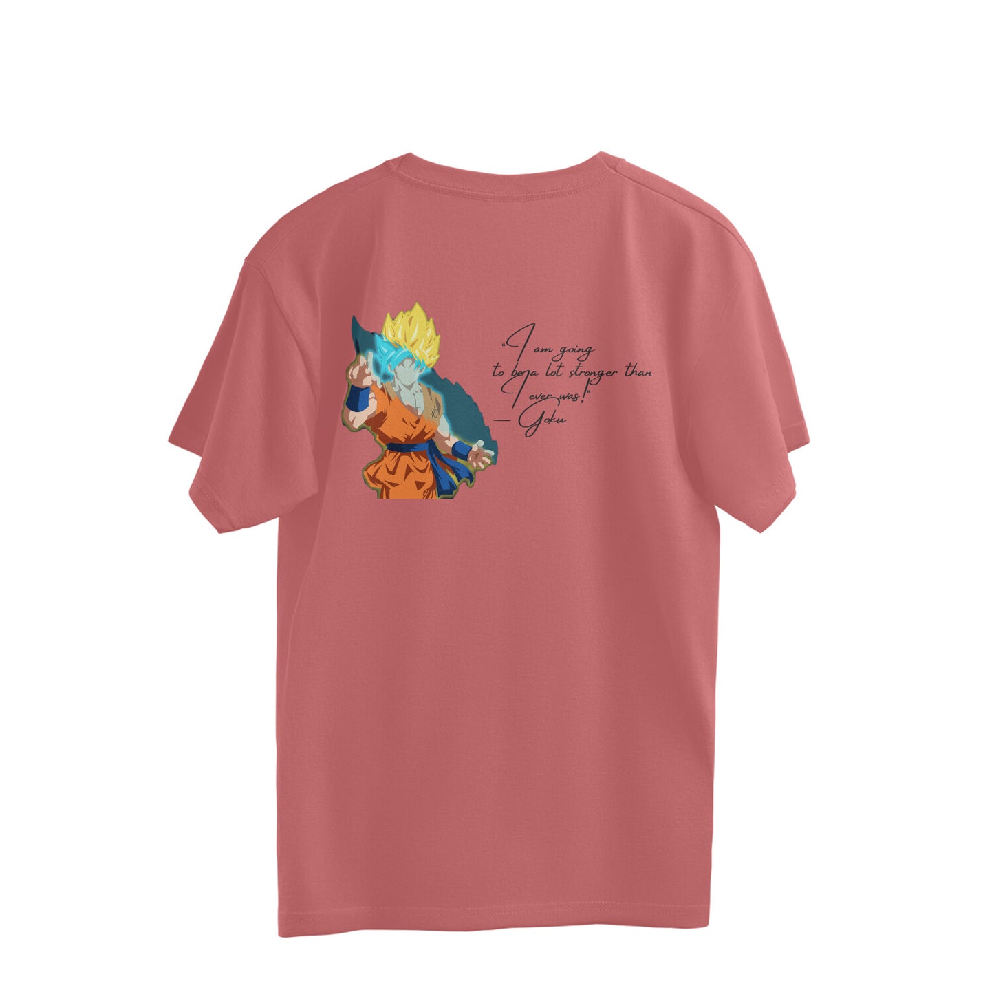 ZF Goku Quote Oversized T shirt