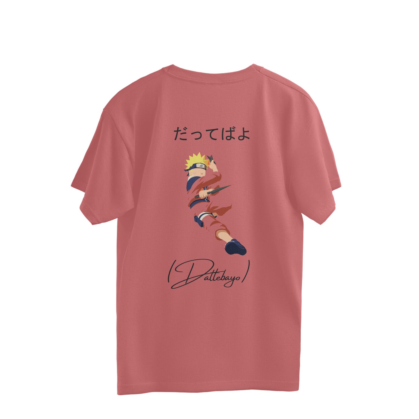 ZF Naruto Dattebayo Oversized T shirt