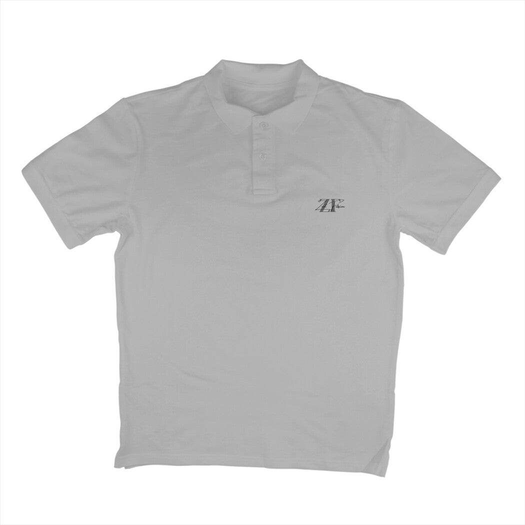 ZF Melange Grey Polo T Shirt