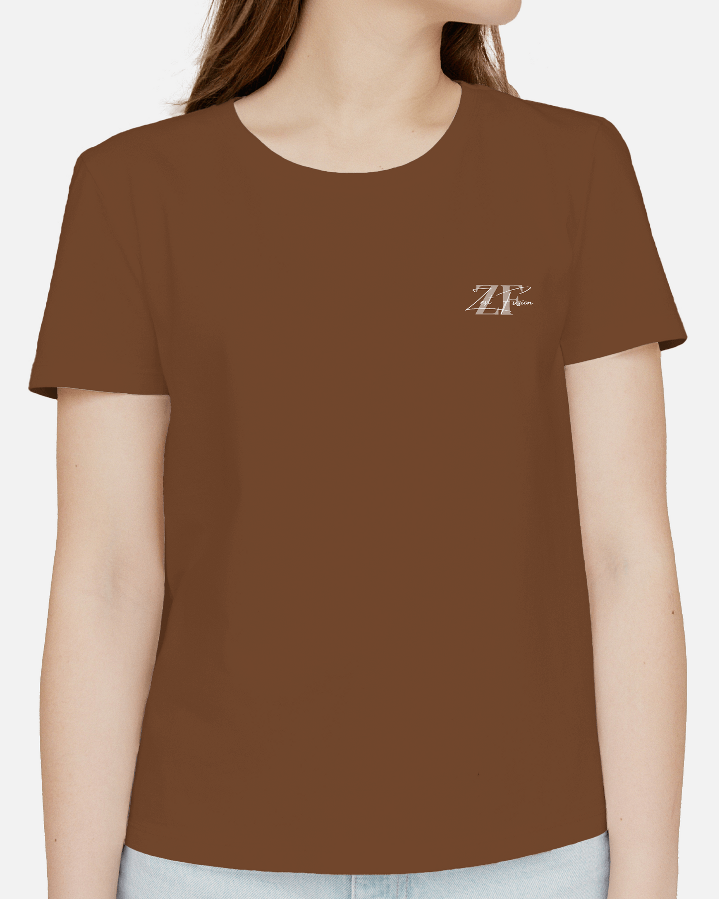 ZF Plain Women T Shirts (Dark)