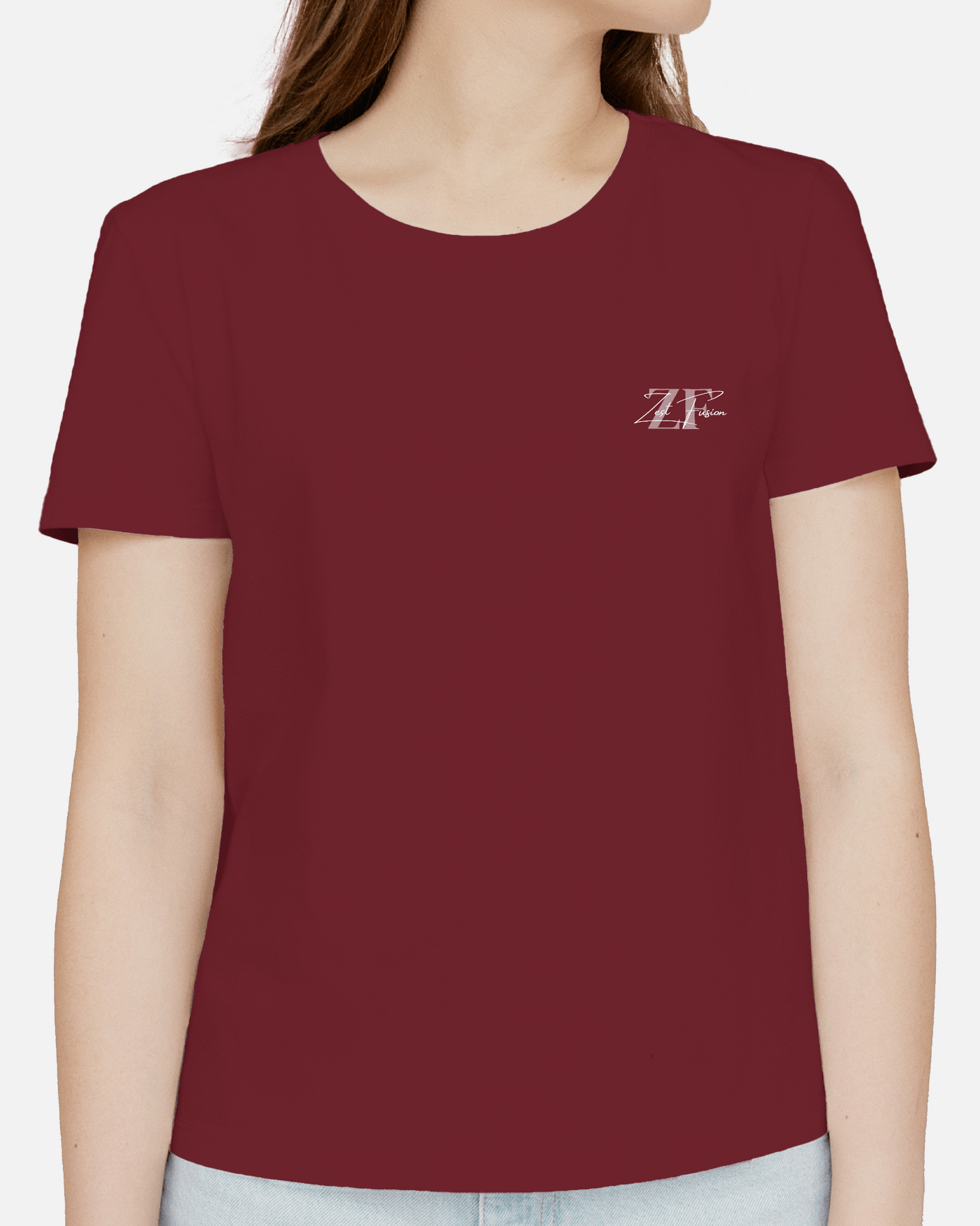 ZF Plain Women T Shirts (Dark)